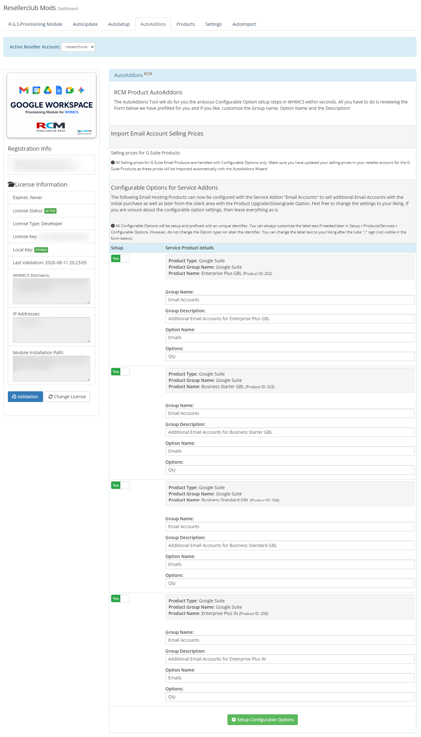 Resellerclub Mods Console AutoAddons Resellerclub Mods Console AutoAddons
