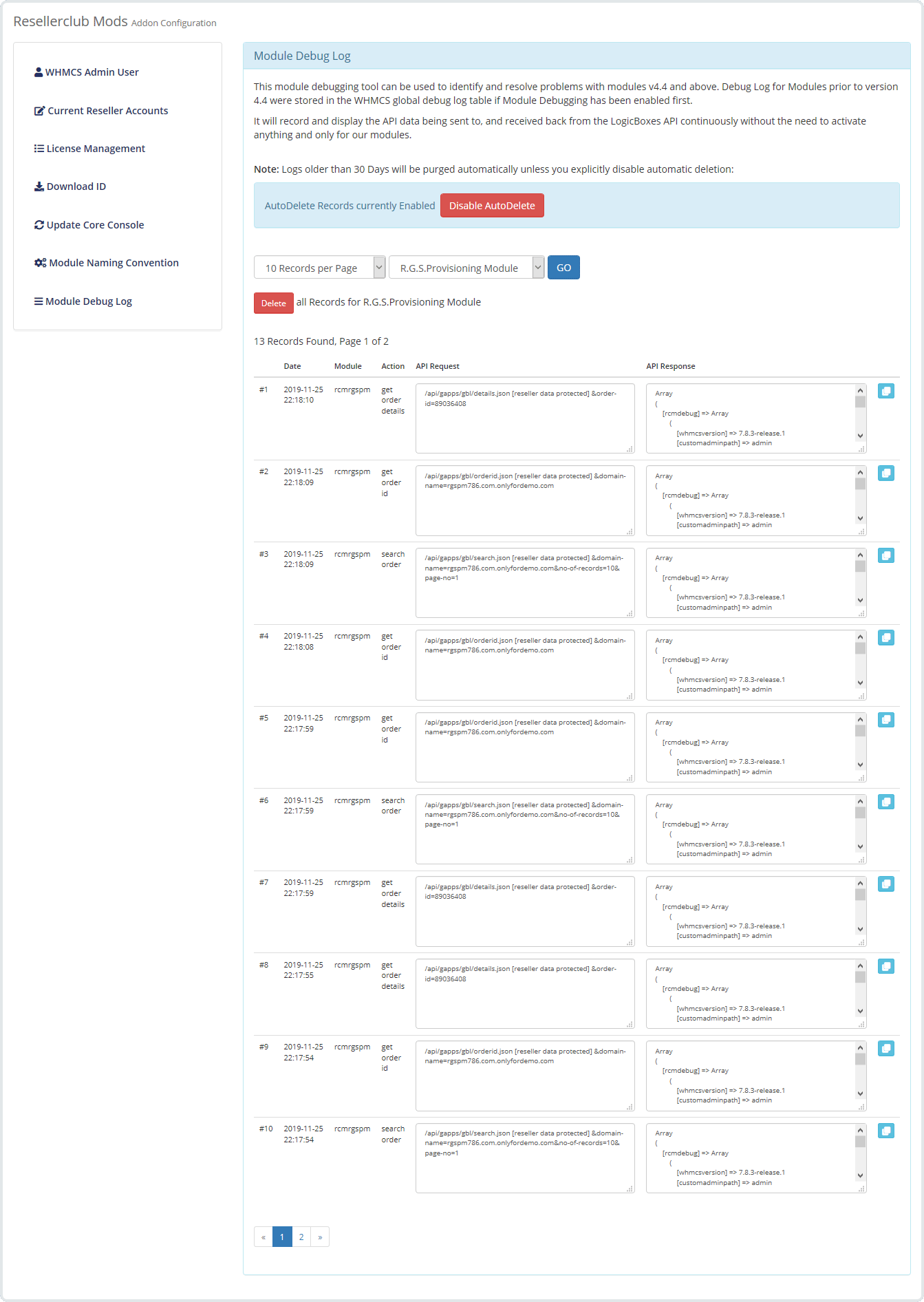 Module Debugging Tool