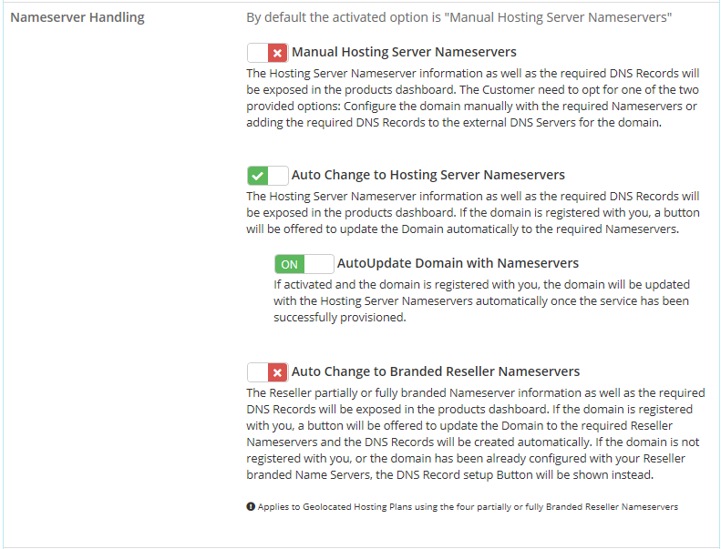 Nameserver Handling