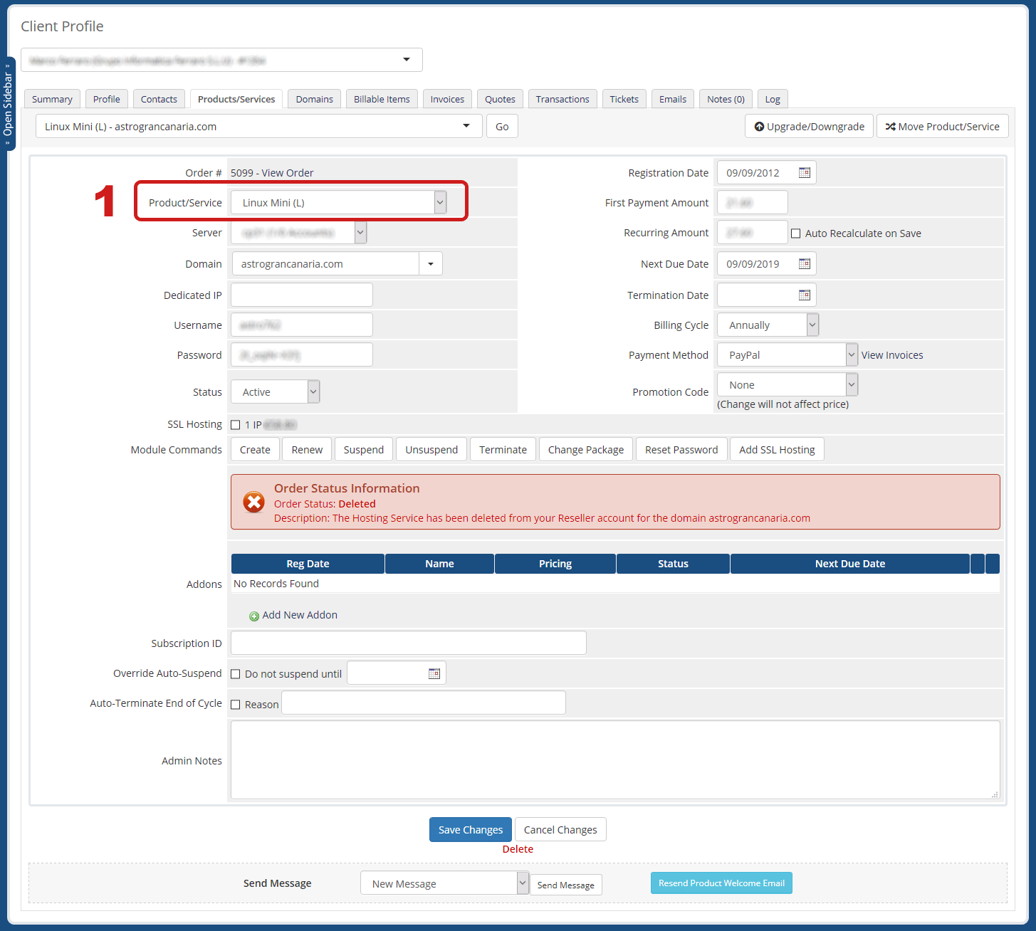 Linux Legacy Hosting Service