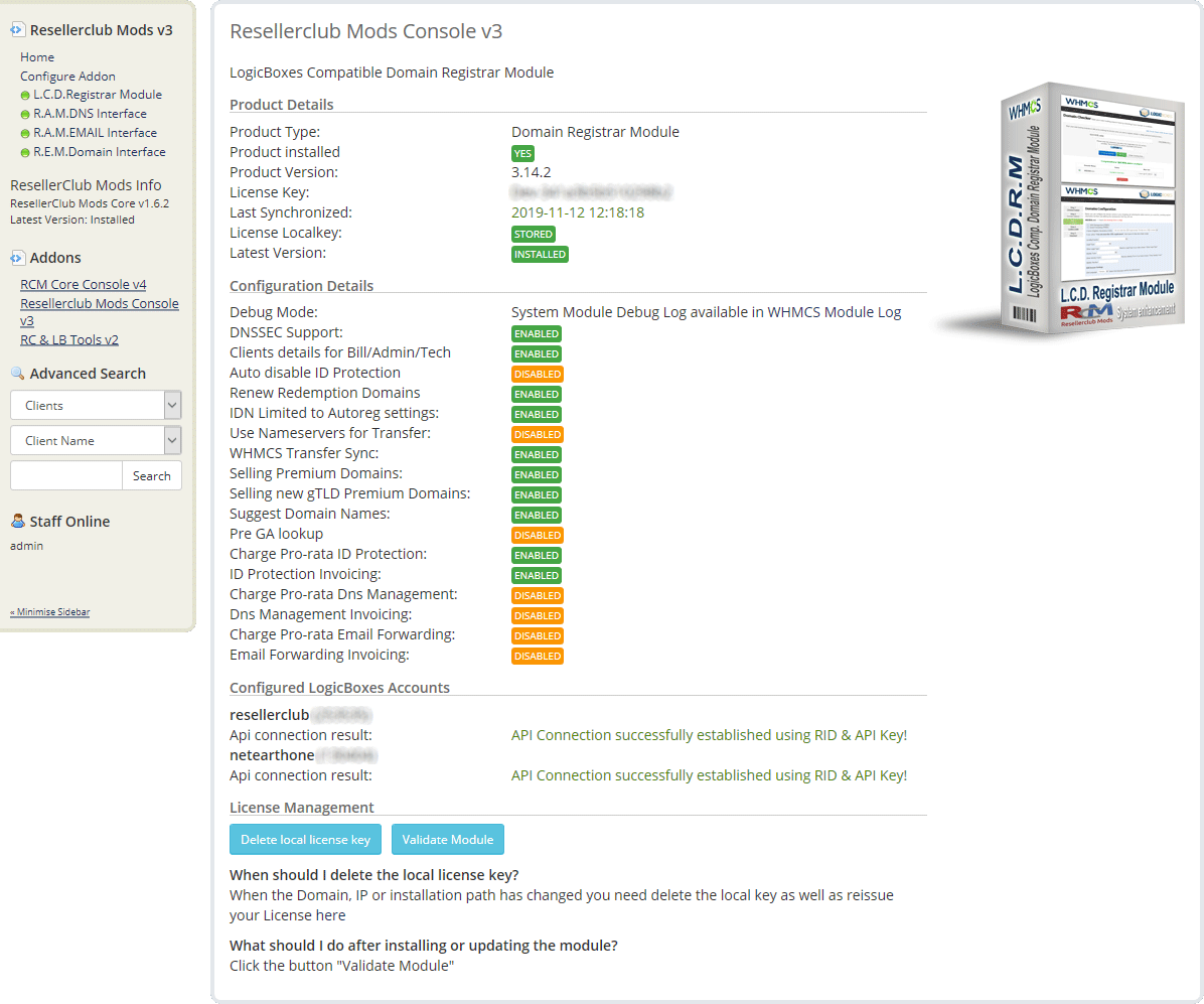 Manage Module