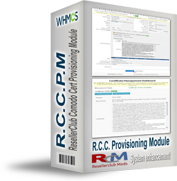 ResellerClub Módulo de aprovisionamiento Certificados SSL Comodo